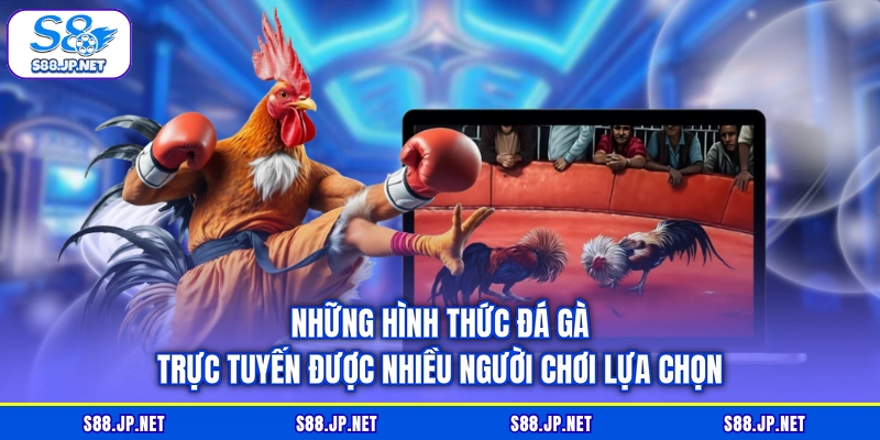 Những hình thức đá gà trực tuyến được nhiều người chơi lựa chọn